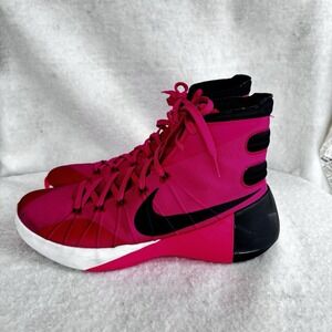 Nike‎ Hyperdunk 2015 Cancer Limited Edition QS Kay Yow Men Sz 13 Basketball Shoe